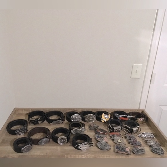 Vintage Harley-Davidson Belt Lot of 28 - Picture 1 of 11